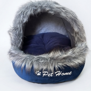 Lit douillet pour chat avec capuche