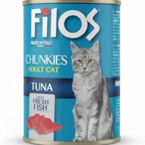 Alimentation humide pour chat – Filos Chunks au thon
