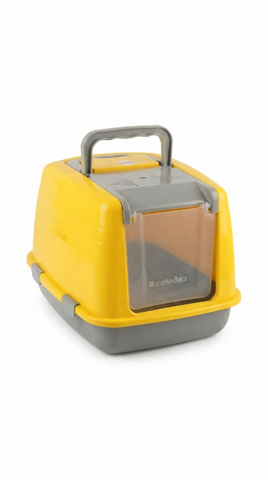 Biotoilette pour chat – Jaune