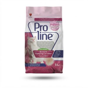 Litière Naturelle Proline : Bentonite Ultra-Agglomérante pour Chat - 5L