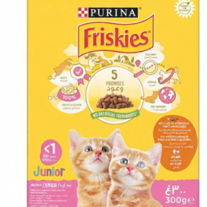 Purina Friskies Junior Poulet, lait et légumes Nourriture pour chat 300g