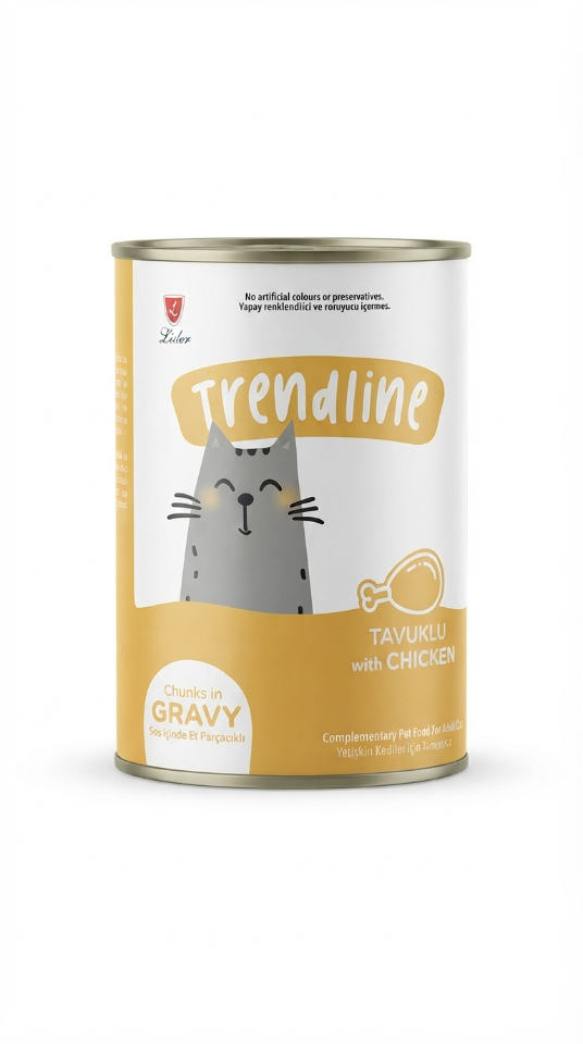 TrendLine – Poulet en sauce pour chats adultes – 400 g