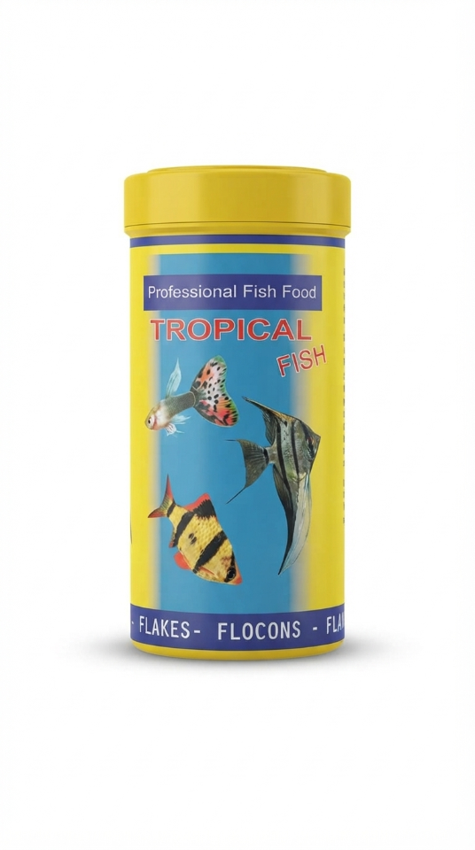 Alimentation pour poissons tropicaux